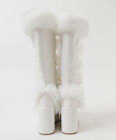 WEGO レースアップボリュームファーロングブーツ