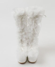 WEGO レースアップボリュームファーロングブーツ