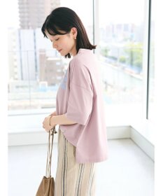 CRAFT STANDARD BOUTIQUE シルケット天竺　ロゴＰＴボトルネックＰＯ　５／Ｓ