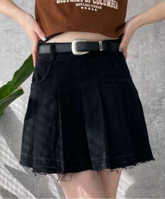 WEGO ベルトツキプリーツスカパン