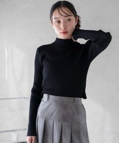 WEGO リブハイネックショートニット