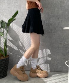 WEGO ベルトツキプリーツスカパン