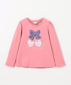 ANY KIDS ミラクルスパンコール 長袖 Tシャツ