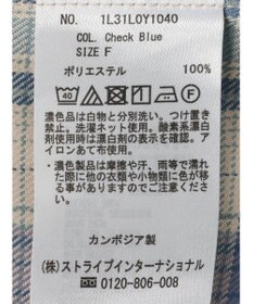 earth music&ecology ＣＨＥＣＫショートシャツジャケット