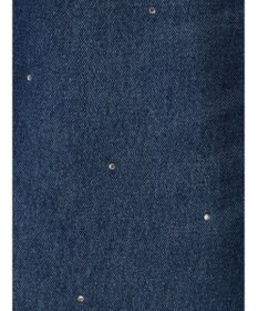 earth music&ecology ラインストーンフレアデニムパンツ