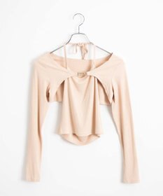 WEGO 【２点セット】カーデ付きアンサンブル