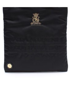 A.D.M.J. 【高密度ナイロン】ステッチ刺しゅうフラットトート22cm(チェーン付)