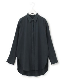 ICB 【洗える】 フィブリルツイル ロングシャツ