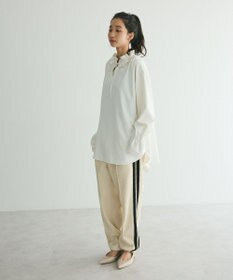 CRAFT STANDARD BOUTIQUE デシンフリル刺繍スリーブブラウス