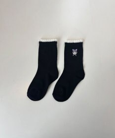 ANY KIDS 【3点セット】ソックス （ネコ・リボン）