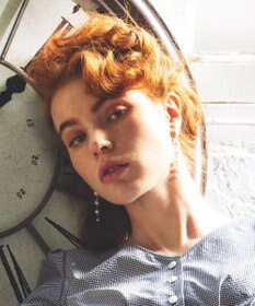 TOCCA LONG PEARL CLOVER EARRINGS イヤリング