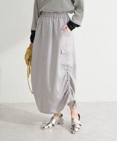 Green Parks サテンカーゴスカート