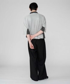 WEGO 【ユニセックス着用ITEM/MLサイズ展開】フェイクスウェードドルマンハーフZIPT（SS）