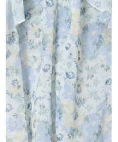 Te chichi フラワーパターンシアーフリルブラウス