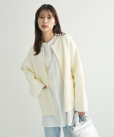 Green Parks ・ｓｗｉｎｇ　ｂｙ　Ｗ－ＺＩＰニットカーディガン