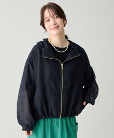 ANY L メッシュブルゾン