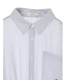 earth music&ecology ワンポイント刺繍ロングシャツ