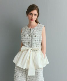 GRACE CONTINENTAL ツイードコンビジレ