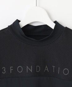 23区GOLF 【23Fondation/WOMEN】フロントロゴ モックネックプルオーバー