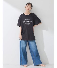 earth music&ecology アソートロゴプリントＴ