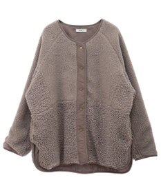 earth music&ecology 粒違い切替ボアブルゾン