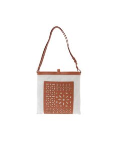 genten タペストリーカットワーク 2wayショルダーバッグ