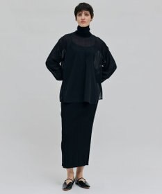 BEIGE， 【洗える】LAURA / Iラインリブスカート