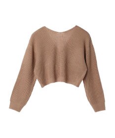 earth music&ecology ツイストデザインニット