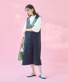 ANY 【UVカット・吸水速乾・抗菌防臭】バルーンスリーブブラウス