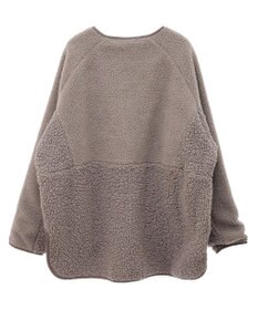 earth music&ecology 粒違い切替ボアブルゾン