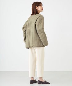 SHARE PARK LADIES 【UNISEX】キルティング蓄熱中綿 Ｖカーディガン（Mサイズ）