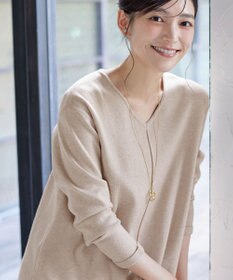 Tiaclasse 【安田美沙子さん着用・新色追加・洗える】ラウンドヘムニットチュニック