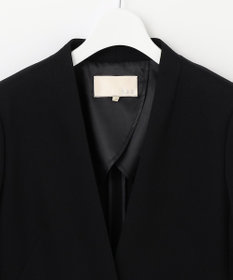 自由区 【XSサイズ～/洗える】WASHABLEPONTE カラーレスジャケット