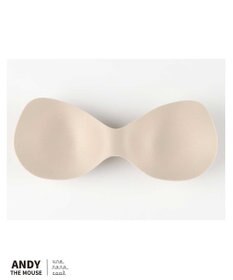 une nana cool MADE WITH ねずみのANDY【綿混】フラット仕上げノンワイヤーブラジャー