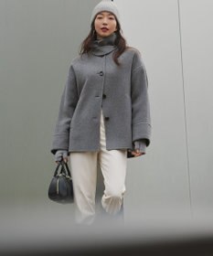 23区 S 【滝沢眞規子さん着用/WEB限定カラーあり】ウーステッドウール リブタートル ニット