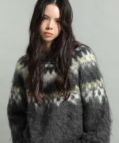 CRAFT STANDARD BOUTIQUE ノルディック起毛ニットプルオーバー