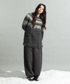 CRAFT STANDARD BOUTIQUE ノルディック起毛ニットプルオーバー