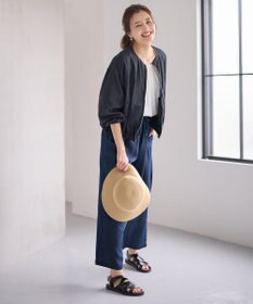 ANY 【手洗い可/UVケア】ノーカラーシアーブルゾン