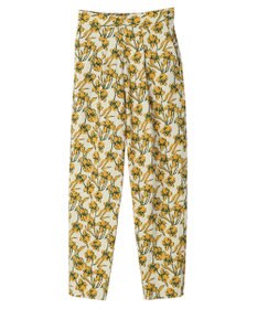 Green Parks Ｂ．レーヨン混プリントパンツ