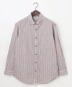 JOSEPH ABBOUD 【キングサイズ・オーガニックコットン使用】 オーガニックコードストライプ シャツ