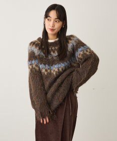 CRAFT STANDARD BOUTIQUE ノルディック起毛ニットプルオーバー