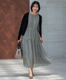 23区 【洗える】Ratti コラージュプリント ワンピース