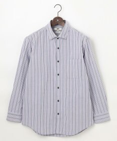 JOSEPH ABBOUD 【キングサイズ・オーガニックコットン使用】 オーガニックコードストライプ シャツ