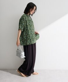 Green Parks 【WEB限定】アソート柄さらっとレーヨンブラウスⅡ