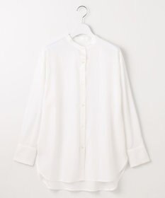 自由区 L 【洗える】SOMELOSバンドカラー ブラウス