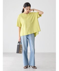 AMERICAN HOLIC 抗菌防臭＋接触冷感クルーネックカットプルオーバー