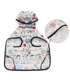 PET PARADISE スヌーピー  レインコート 透明フード付き 《アメリカンビンテージ柄》 小型犬