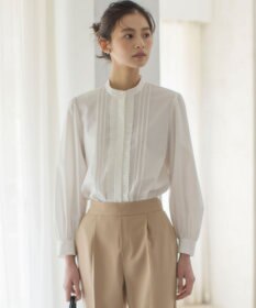 組曲 L コットンタッチシャーティング ブラウス