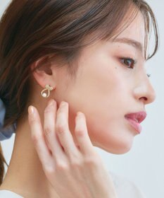 Tiaclasse 【金属アレルギー対応／選べる2タイプ】リボン＋パールピアス