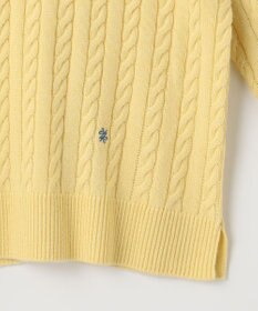 組曲 カシミヤブレンドバルキーケーブル ニット